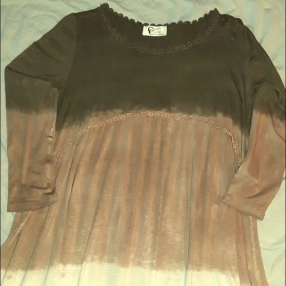 Girls Tye Dye Dress - Picture 1 of 2